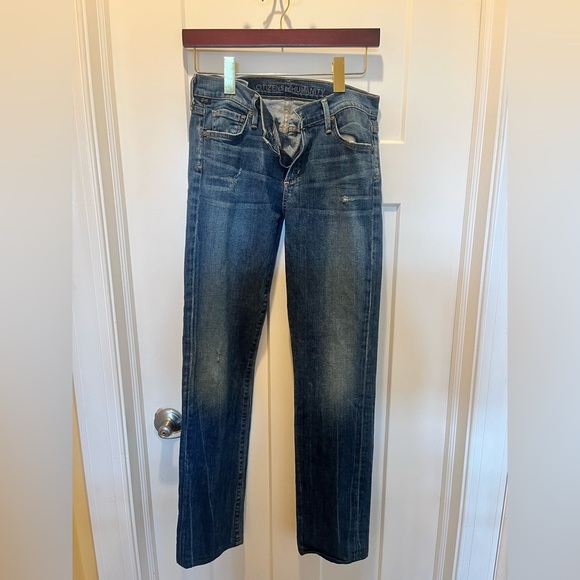 Citizens of Humanity Jeans Womens 29 Dark Wash Denim Ava Low Rise Straight Leg - Picture 1 of 9